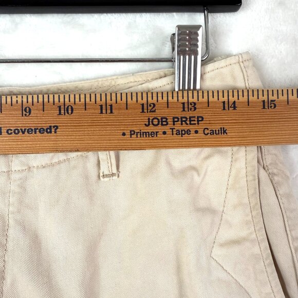 Scotch & Soda Flat Front 9" Chino Stretch Shorts Mens 28 Beige Cream - Picture 6 of 11